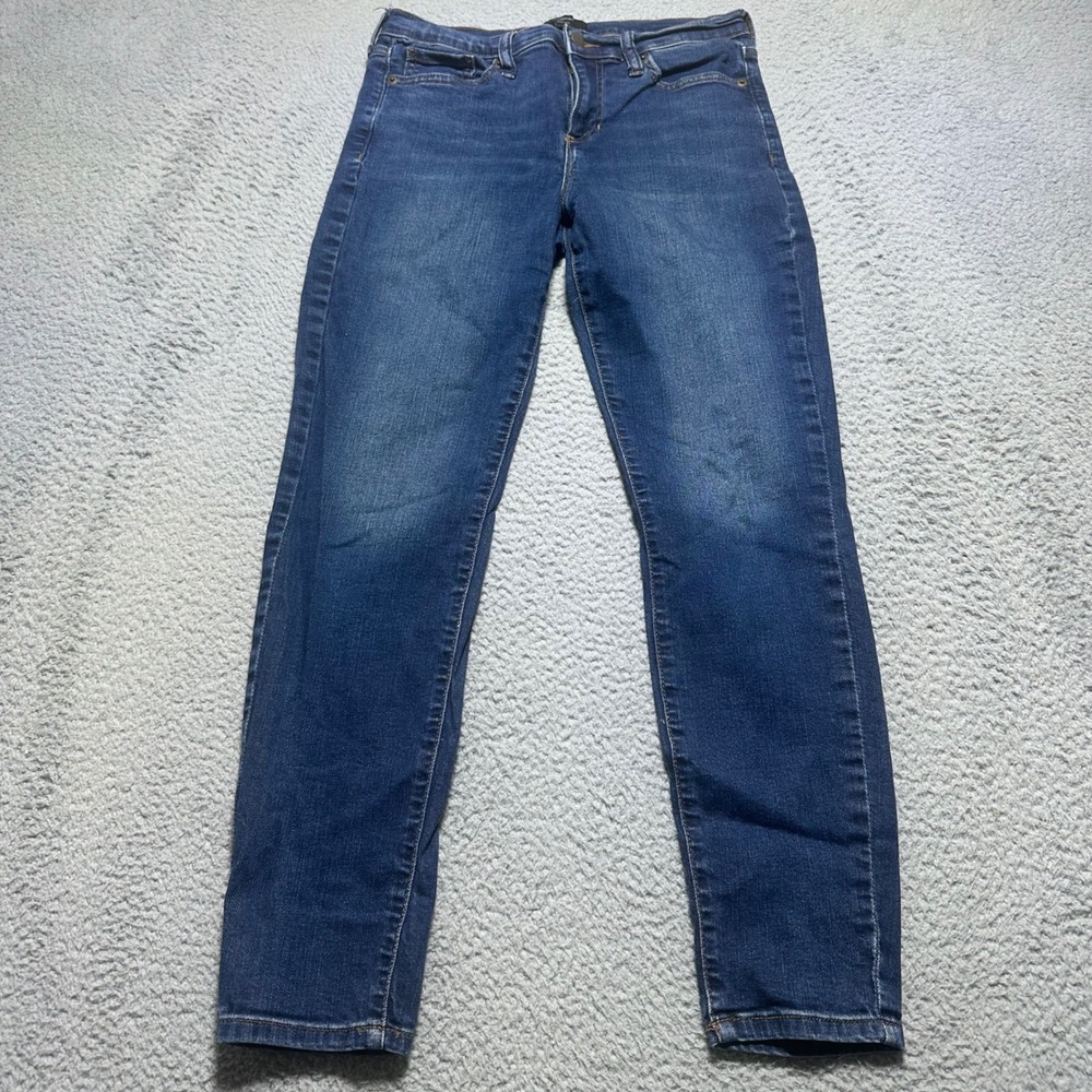Banana Republic Skinny Fit Jeans Womens 28/6 Medium Wash Blue Denim Stretch